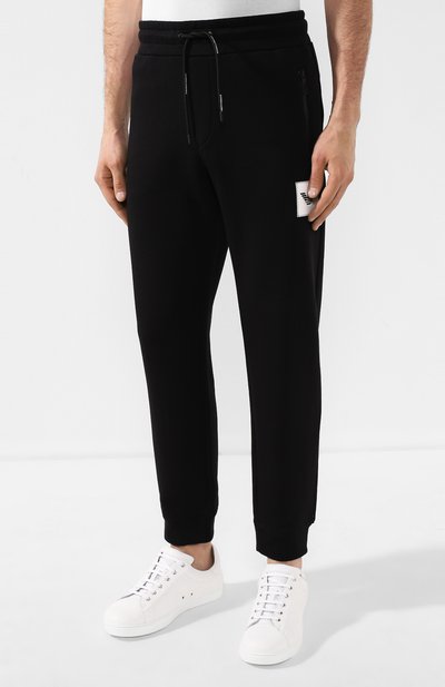 Хлопковые джоггеры EMPORIO ARMANI, арт. 6G1P98/1J36Z, фото 3