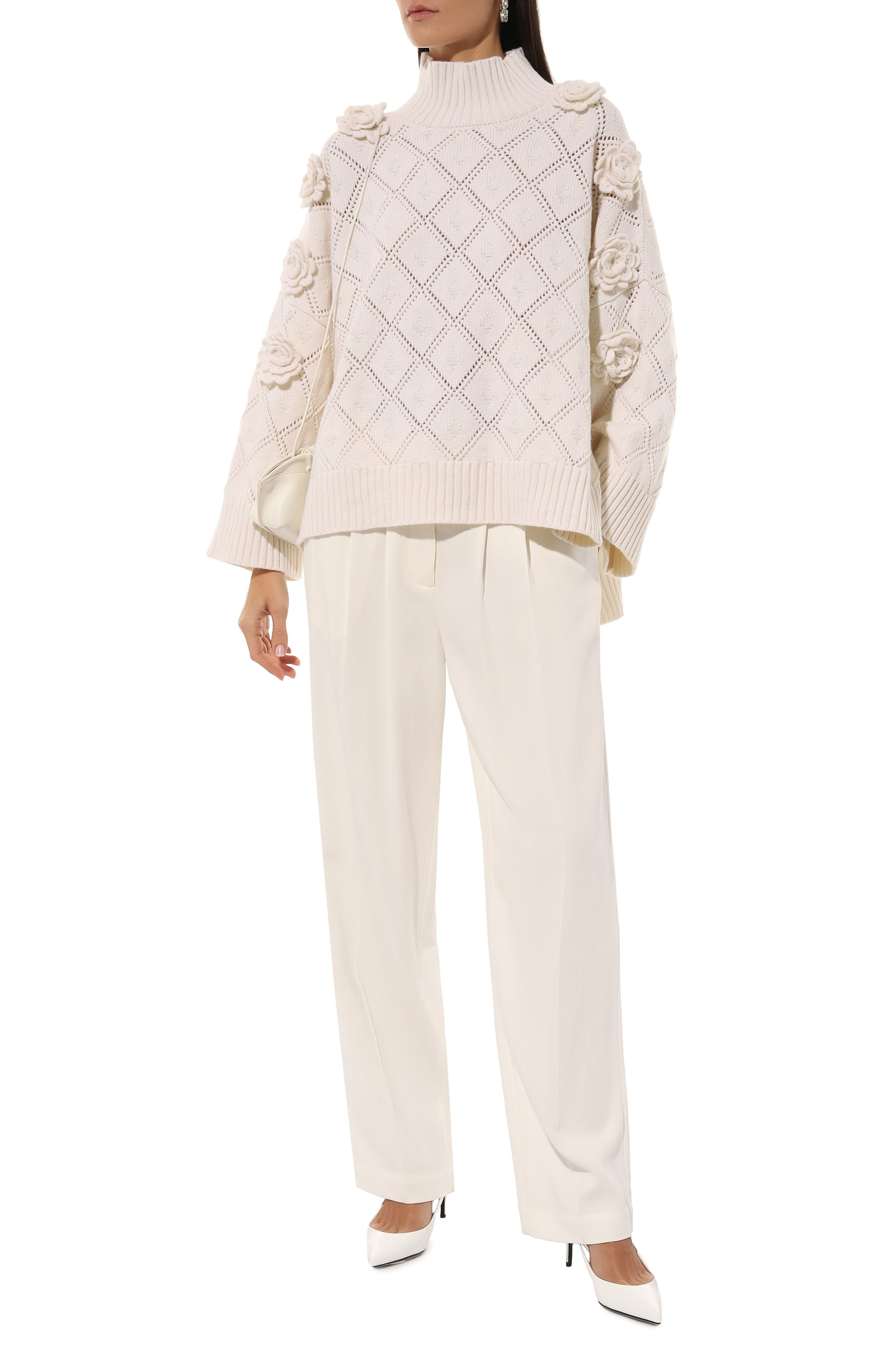 Свитер из шерсти и кашемира ELIE SAAB, арт. T0128, фото 2