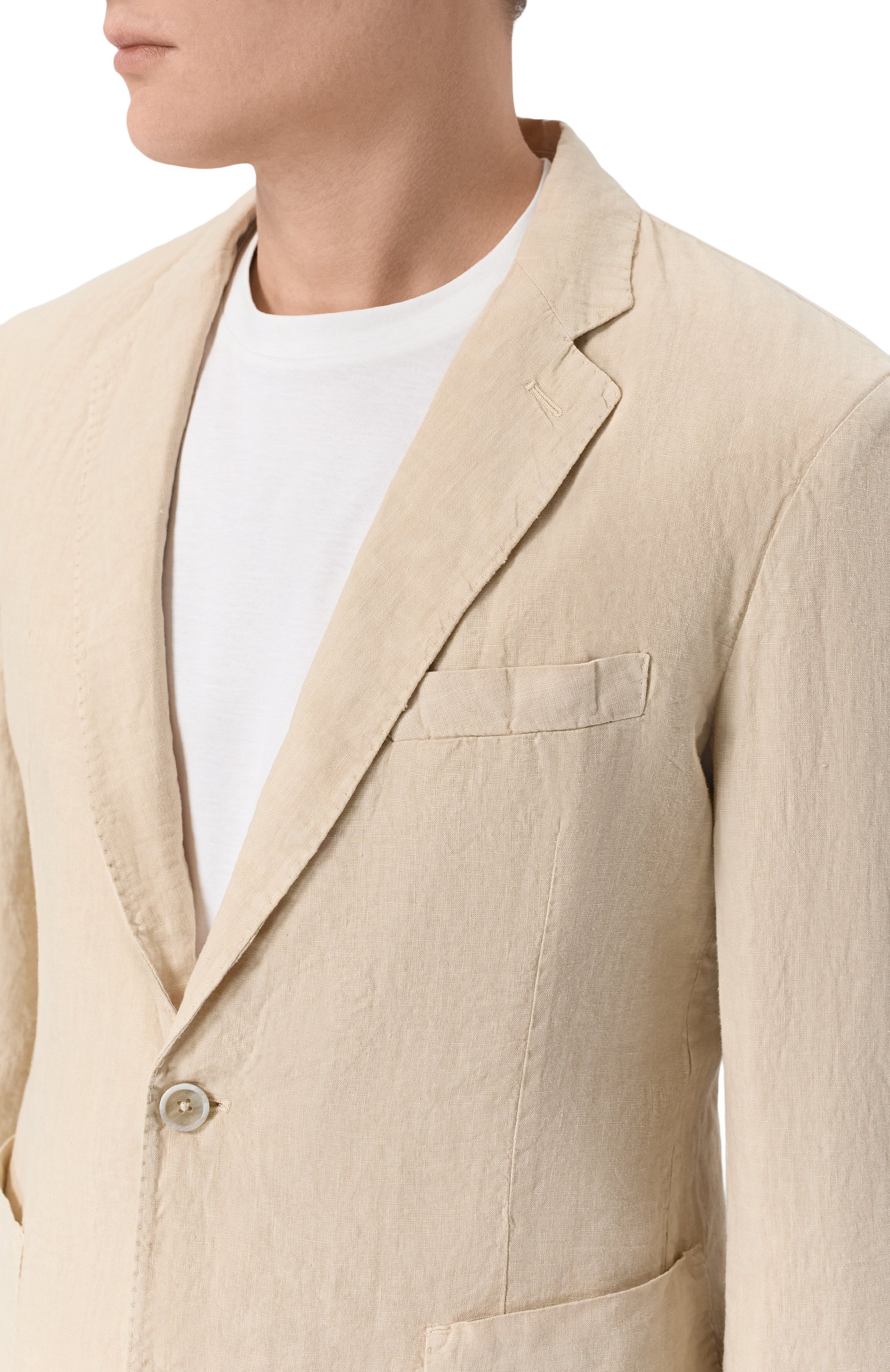 Льняной пиджак 120% LINO, арт. 33ALIM8918/0253/000, фото 5