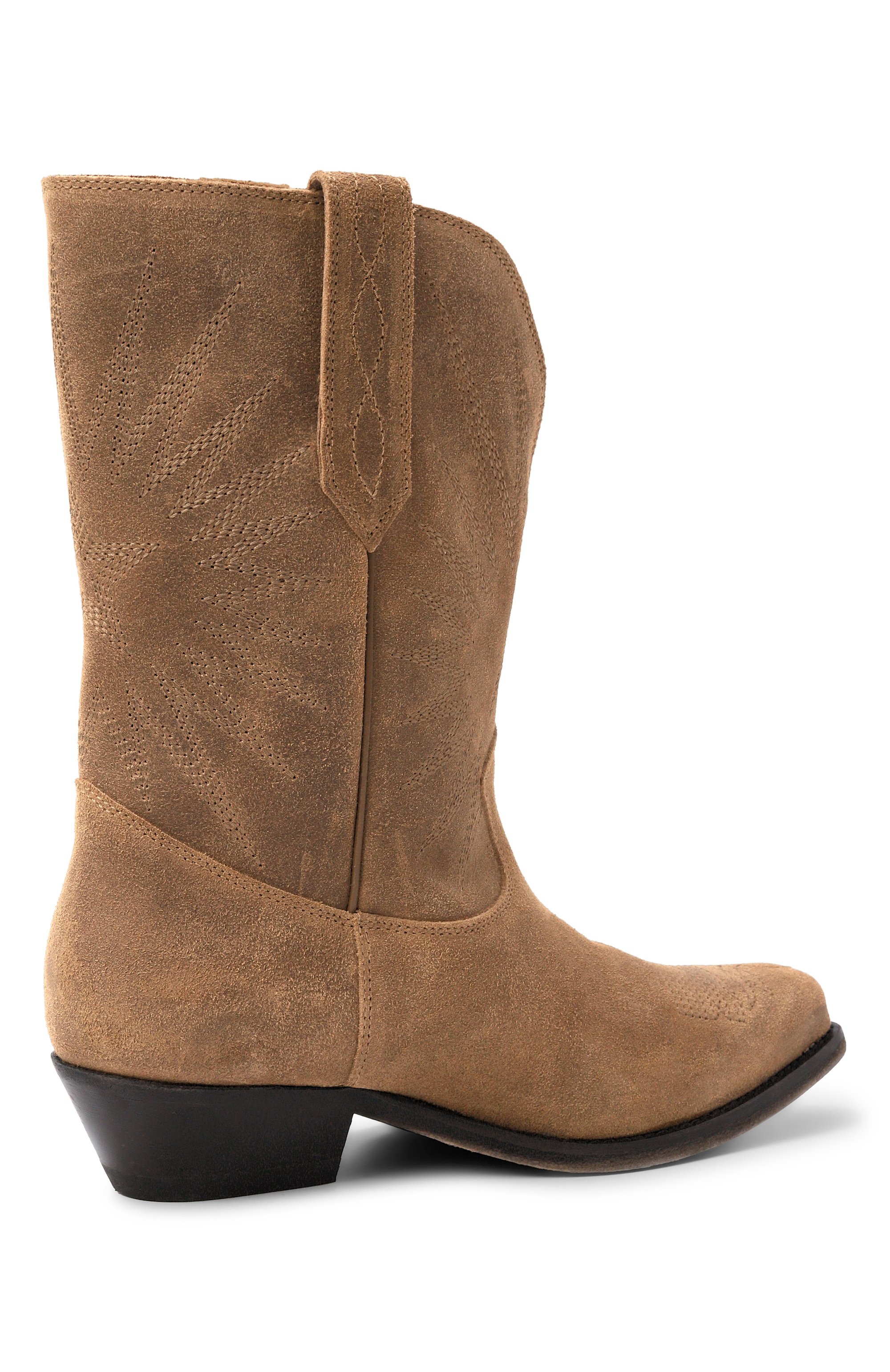 Замшевые казаки wish star GOLDEN GOOSE DELUXE BRAND, арт. GWF00136.F008199, фото 5