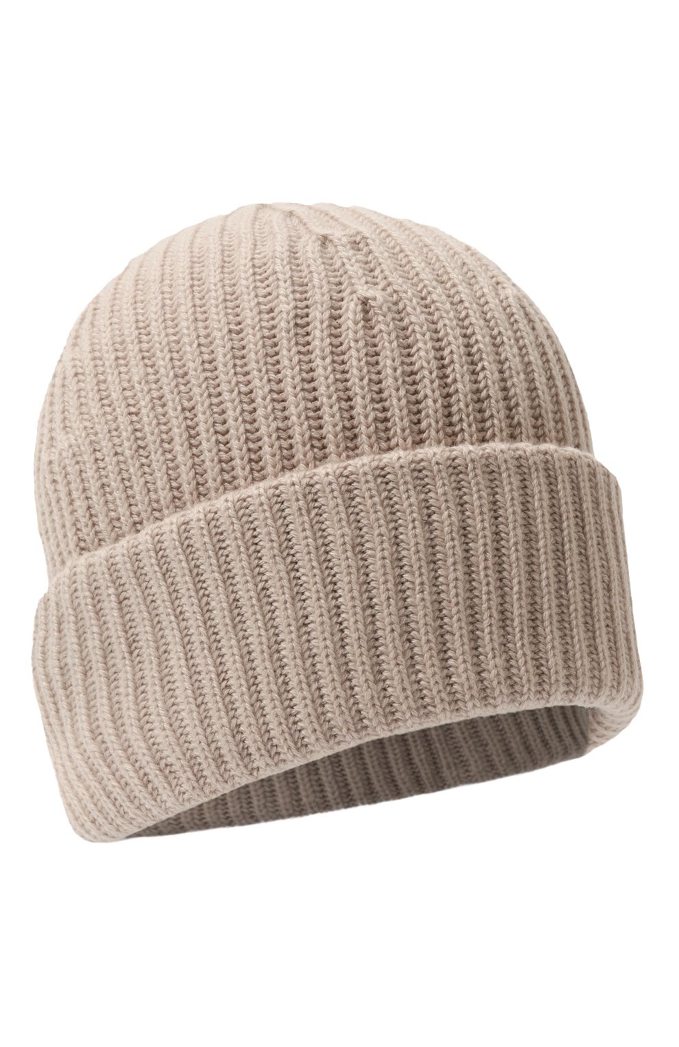 Кашемировая шапка COLOMBO светло-бежевого цвета по цене 43800 руб., арт. CL00123/2-26KI, фото 1 Кашемировая шапка COLOMBO, арт. CL00123/2-26KI, фото 1