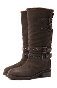 Замшевые сапоги Harley Le Silla