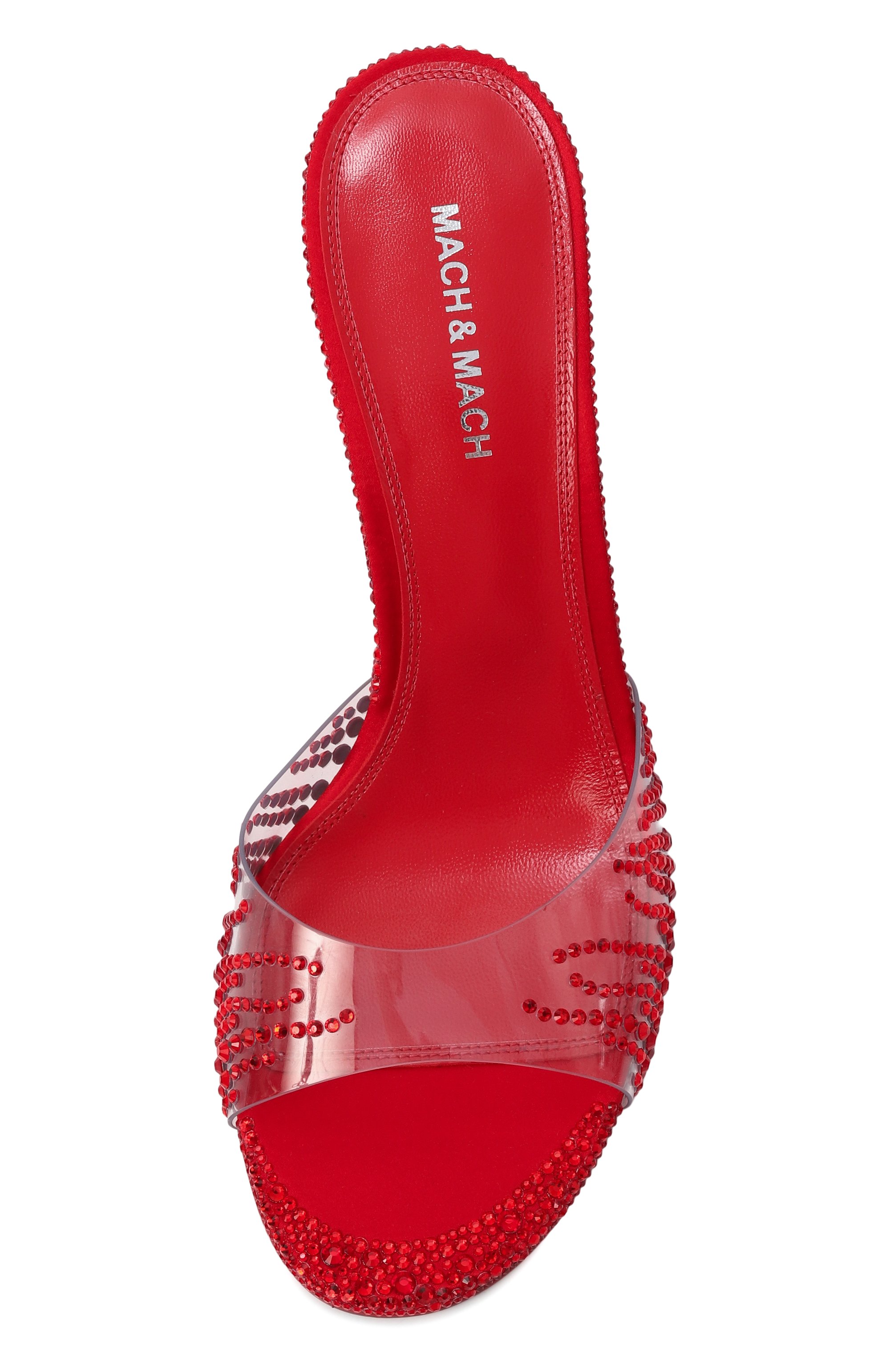 Мюли crystal flame 95 MACH & MACH, арт. R26S104495X24RED, фото 6