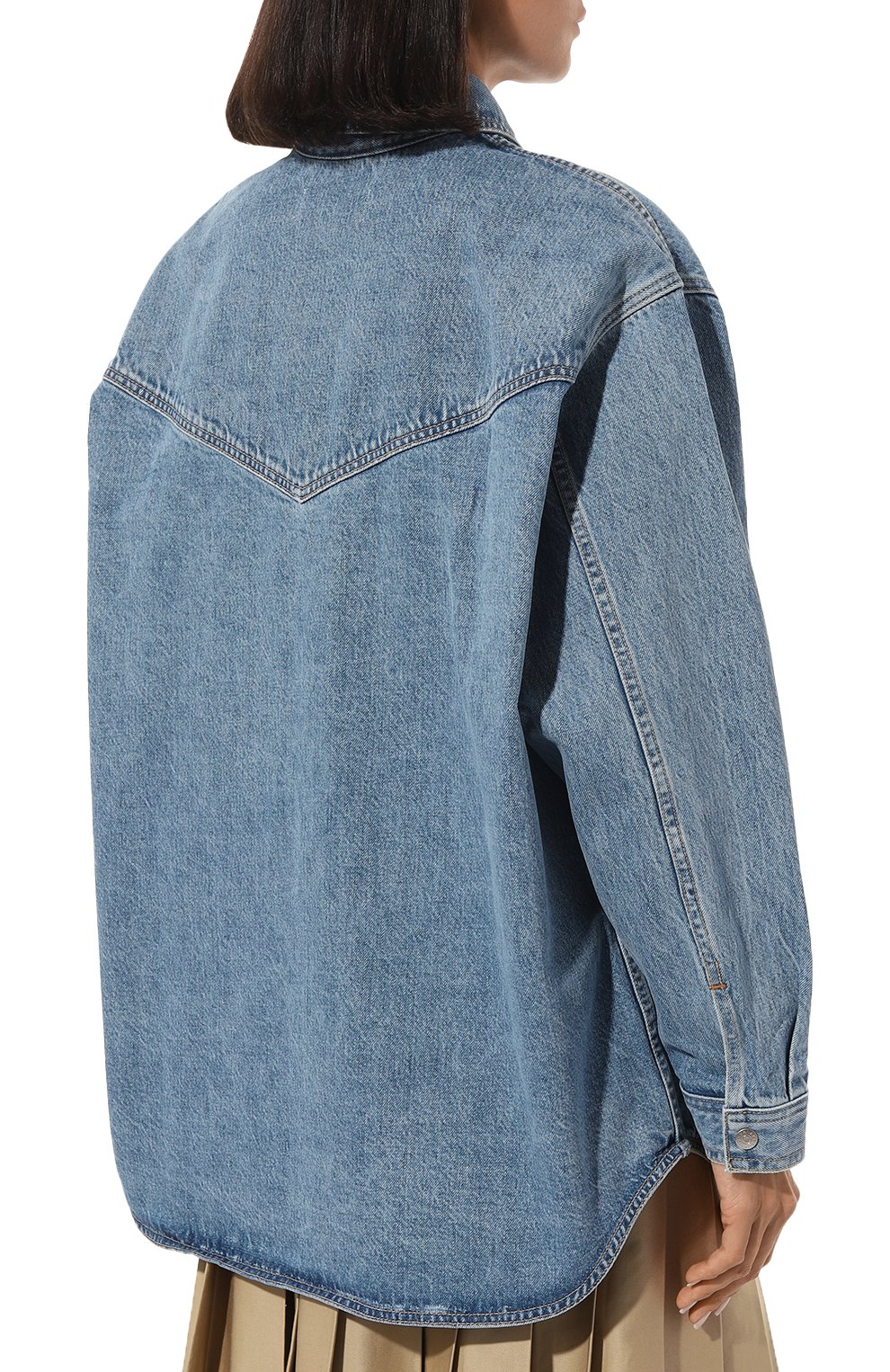 Джинсовая куртка SLVRLAKE, арт. WS0S707S KLTM/WESTERN 0VERSHIRT, фото 4