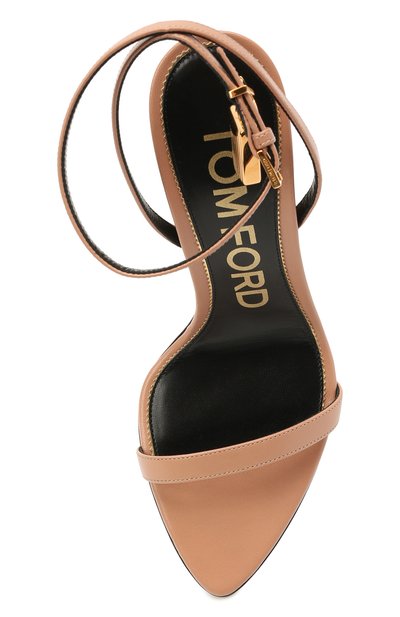 Кожаные босоножки padlock TOM FORD, арт. W2748T-LKD002, фото 5