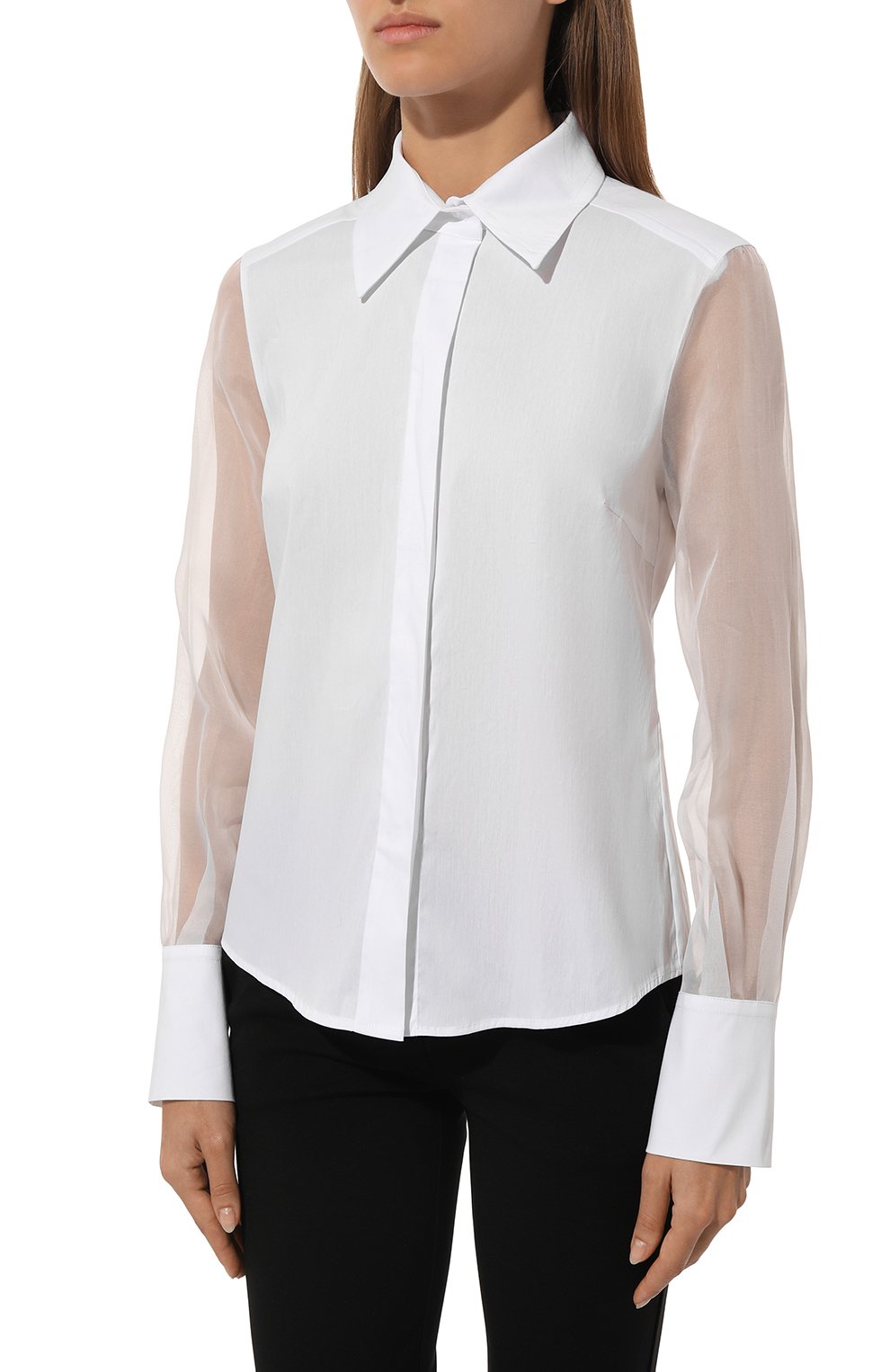 Хлопковая блузка D.EXTERIOR, арт. 59731, фото 3