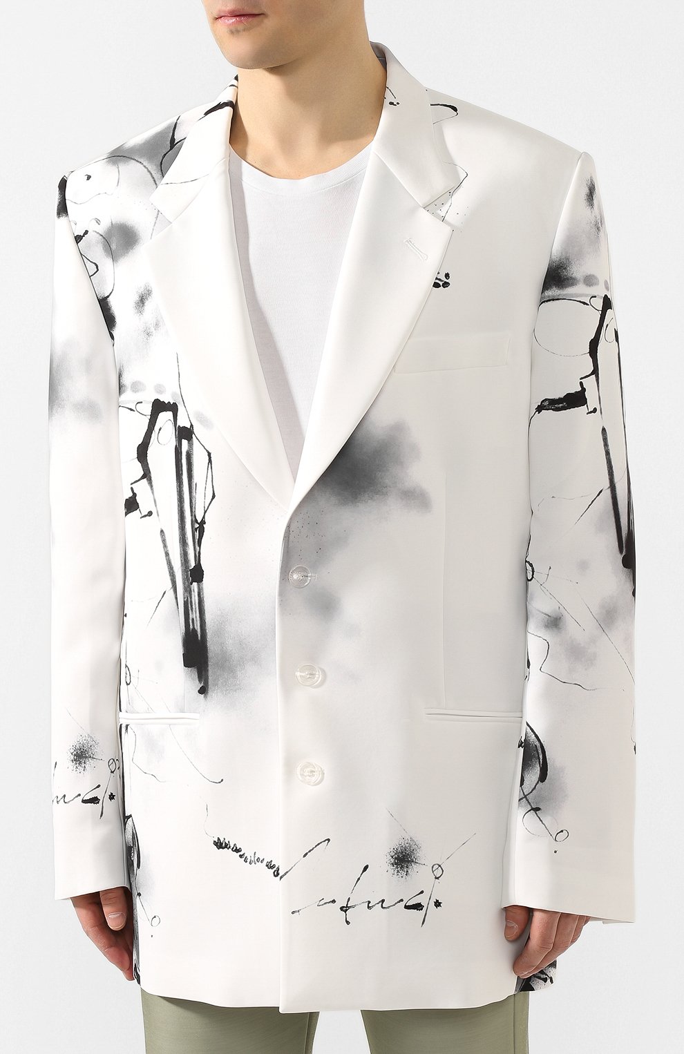 Однобортный пиджак OFF-WHITE, арт. 0MEF041S20H780289910, фото 3