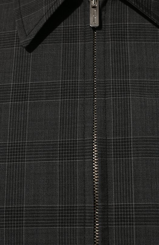 Шерстяной бомбер Miu Miu ML830-10KS-F0480 Серый  ML830-10KS-F0480 Фото 5