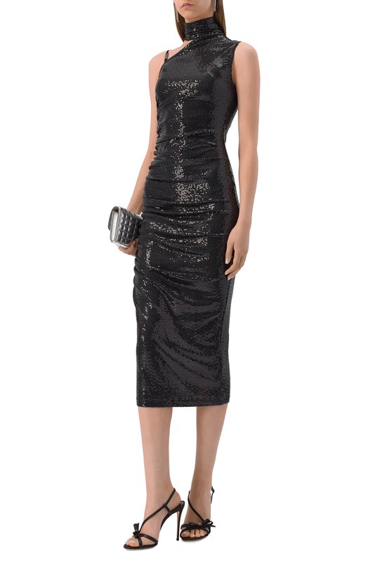Платье с отделкой пайетками Versace Jeans Couture 79HA0909/J0248 Чёрный  79HA0909/J0248 Фото 2