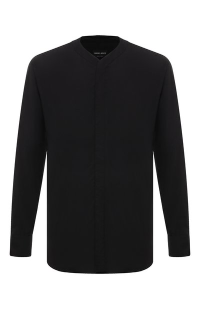 Мужская рубашка из хлопка и шелка GIORGIO ARMANI, арт. GM000225/TE11313