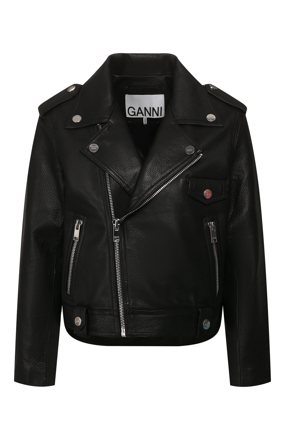 Кожаная куртка GANNI, арт. F4827, фото 1