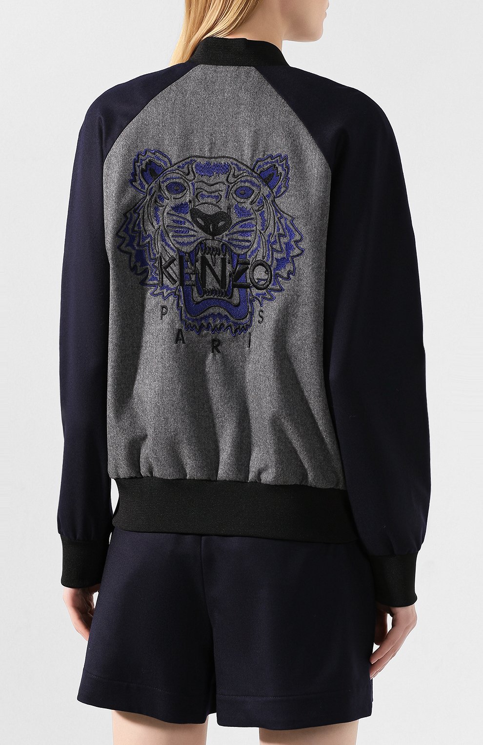 Шерстяной бомбер KENZO, арт. F962BL0555AW, фото 4