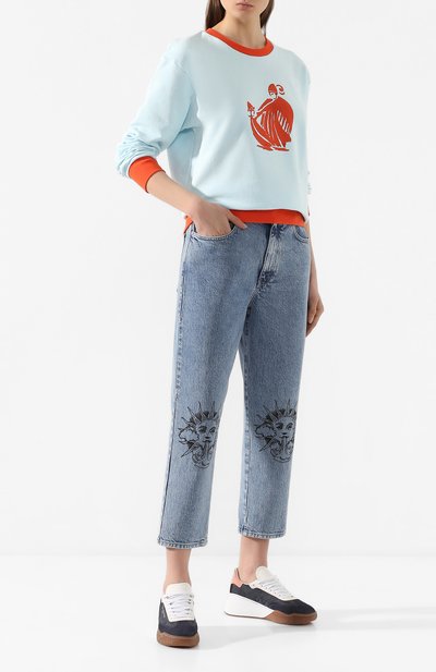 Хлопковый свитшот LANVIN, арт. RW-T0666J-JR02-P20, фото 2