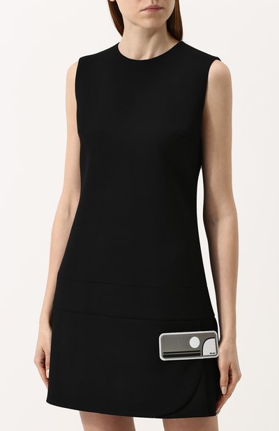 Приталенное шерстяное мини-платье без рукавов PRADA, арт. P35Z4-1P8E-F0700, фото 3