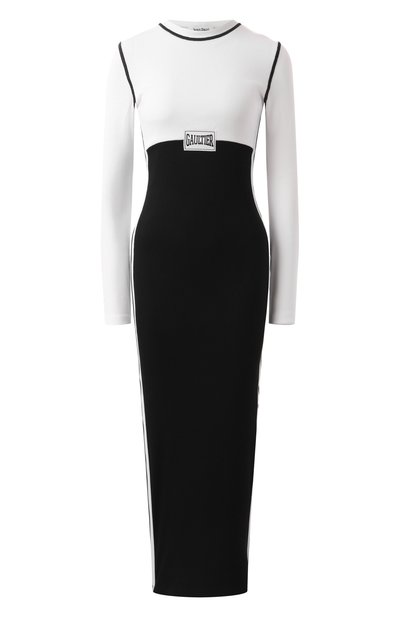 Хлопковое платье JEAN PAUL GAULTIER черно-белого цвета по цене 69950 руб., арт. 25/33-F-R0343P-J080, фото 1 Хлопковое платье JEAN PAUL GAULTIER, арт. 25/33-F-R0343P-J080, фото 1