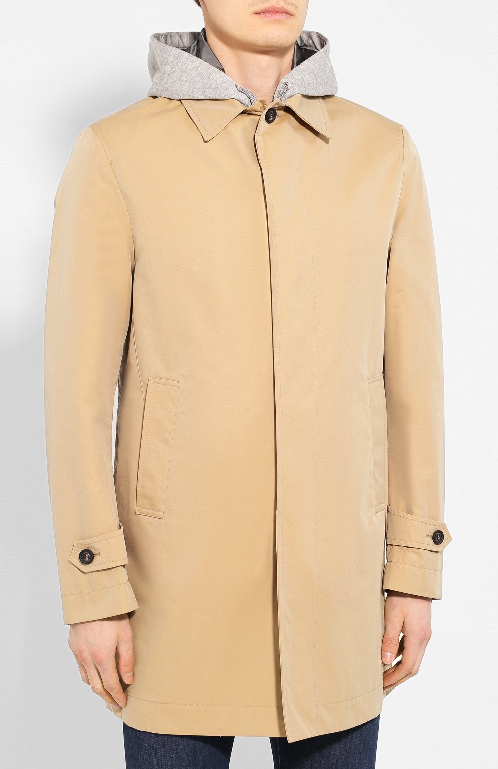 Хлопковый плащ ELEVENTY PLATINUM, арт. A75SP0A02 TES0A166, фото 3