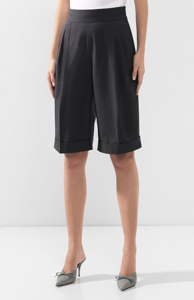 Шорты из смеси хлопка и шерсти DRIES VAN NOTEN, арт. 192-10937-8285, фото 3