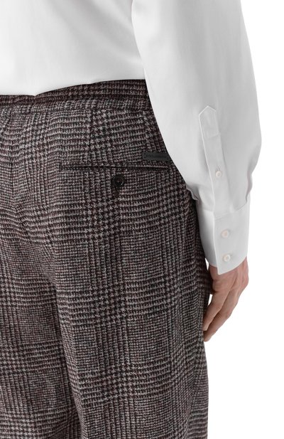 Брюки из шерсти и хлопка DOLCE & GABBANA, арт. GP12RT/FQMKD, фото 5