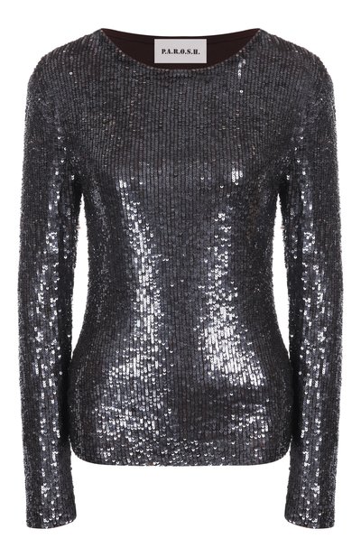 Женский топ с отделкой пайетками P.A.R.O.S.H., арт. G0NG25-D311677