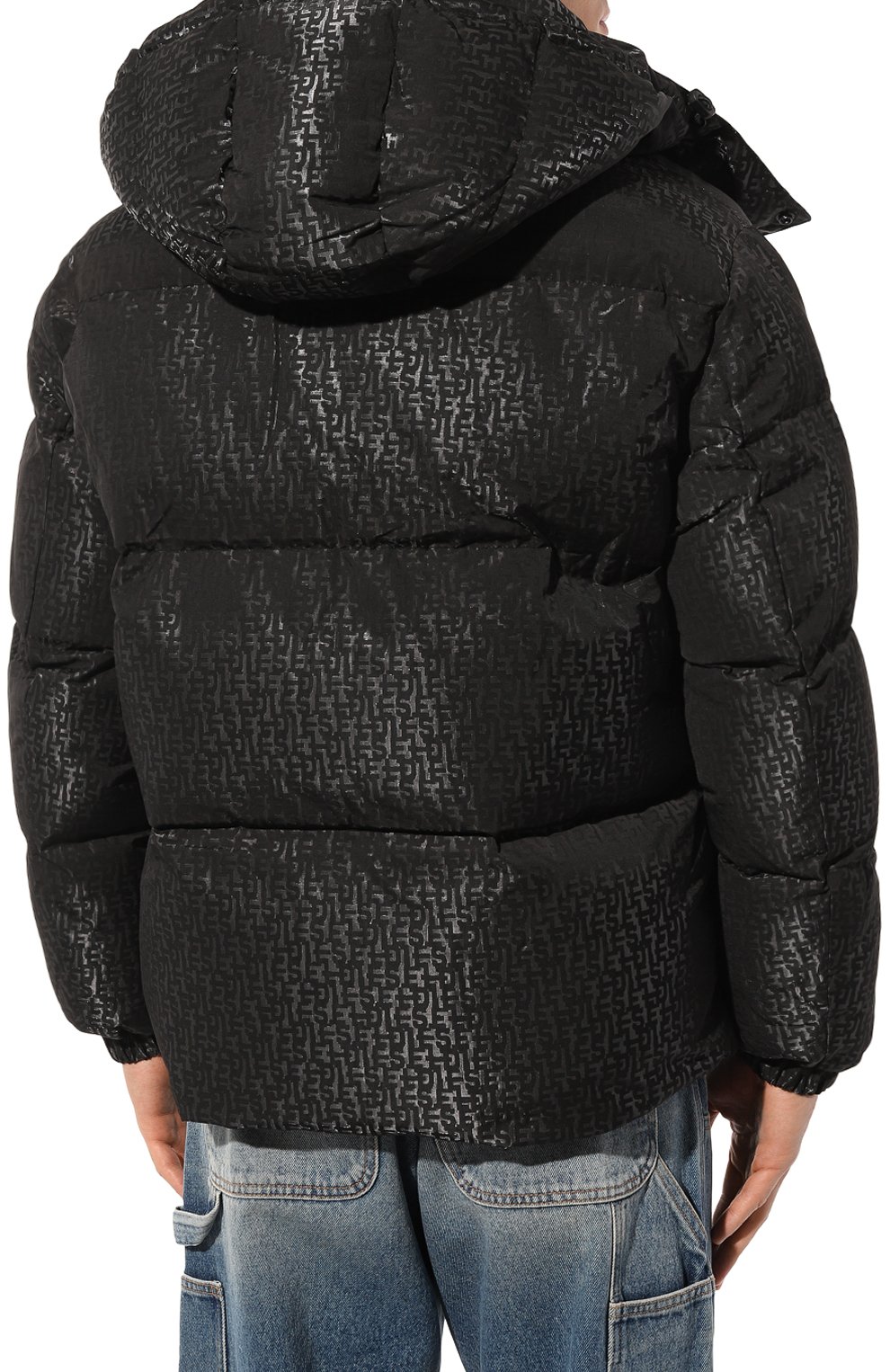 Пуховик DIESEL черного цвета по цене 52250 руб., арт. A10489/0DNAU, фото 4 Пуховик DIESEL, арт. A10489/0DNAU, фото 4