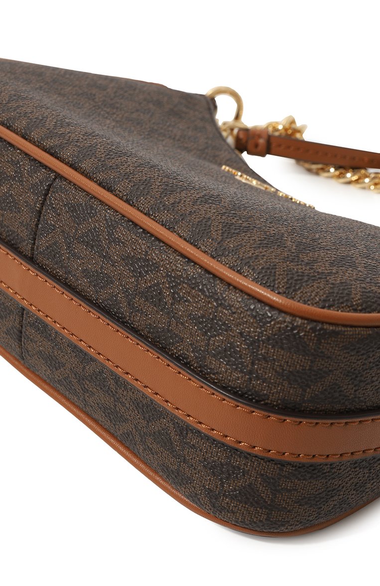 Женская сумка jet set charm small MICHAEL MICHAEL KORS кори�чневого цвета, арт. 32H1GT9C1B | Фото 3 (Размер: small; Материал: Экокожа; Сумки-технические: Сумки top-handle)