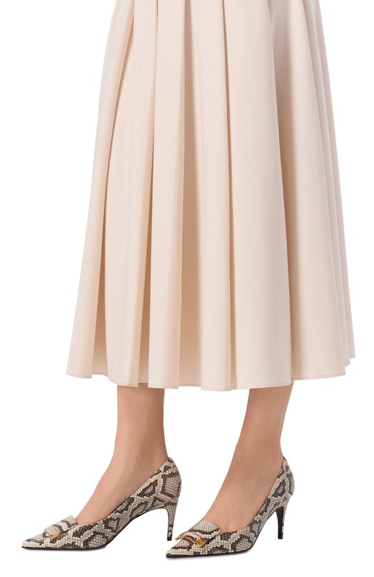 Кожаные туфли Evolve 75 Sergio Rossi B14490/MCAS32 Серый  B14490/MCAS32 Фото 2