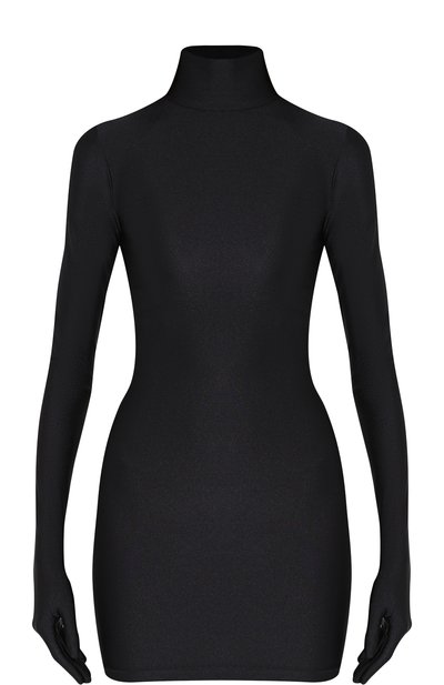 Женское мини-платье с воротником-стойкой VETEMENTS, арт. WAH19DR105