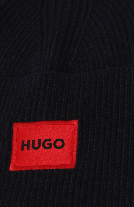 Шерстяная шапка HUGO 50496011 Синий  50496011 Фото 3