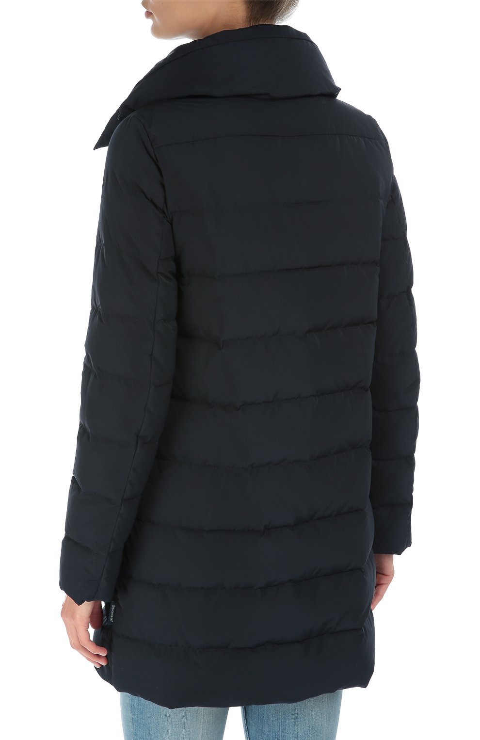 Стеганый пуховик с высоким воротником и косой молнией MONCLER, арт. B2-093-49379-00-54543, фото 4
