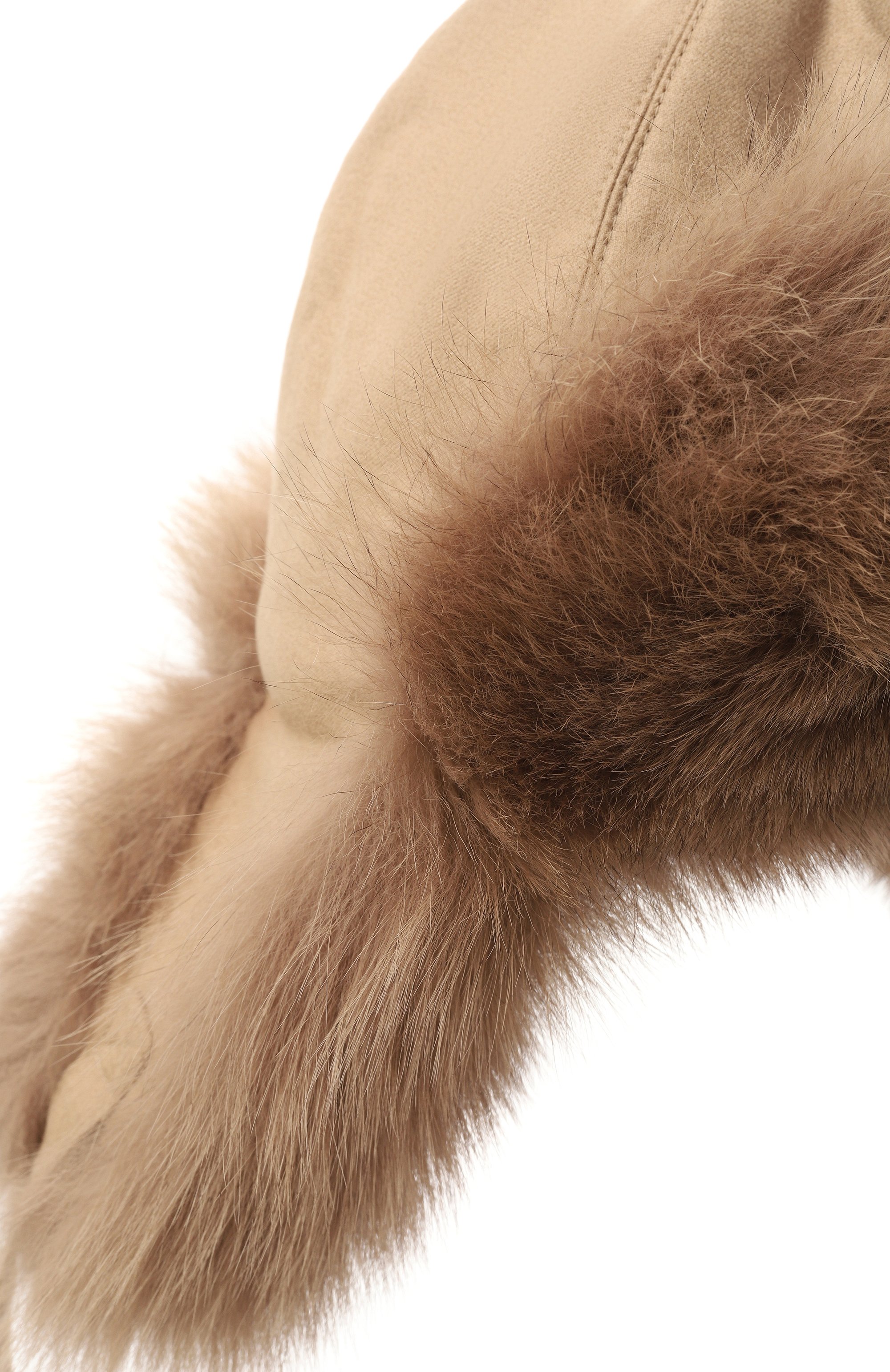 Пуховая шапка-ушанка YVES SALOMON ENFANT, арт. 23WEA017XXW02W, фото 3