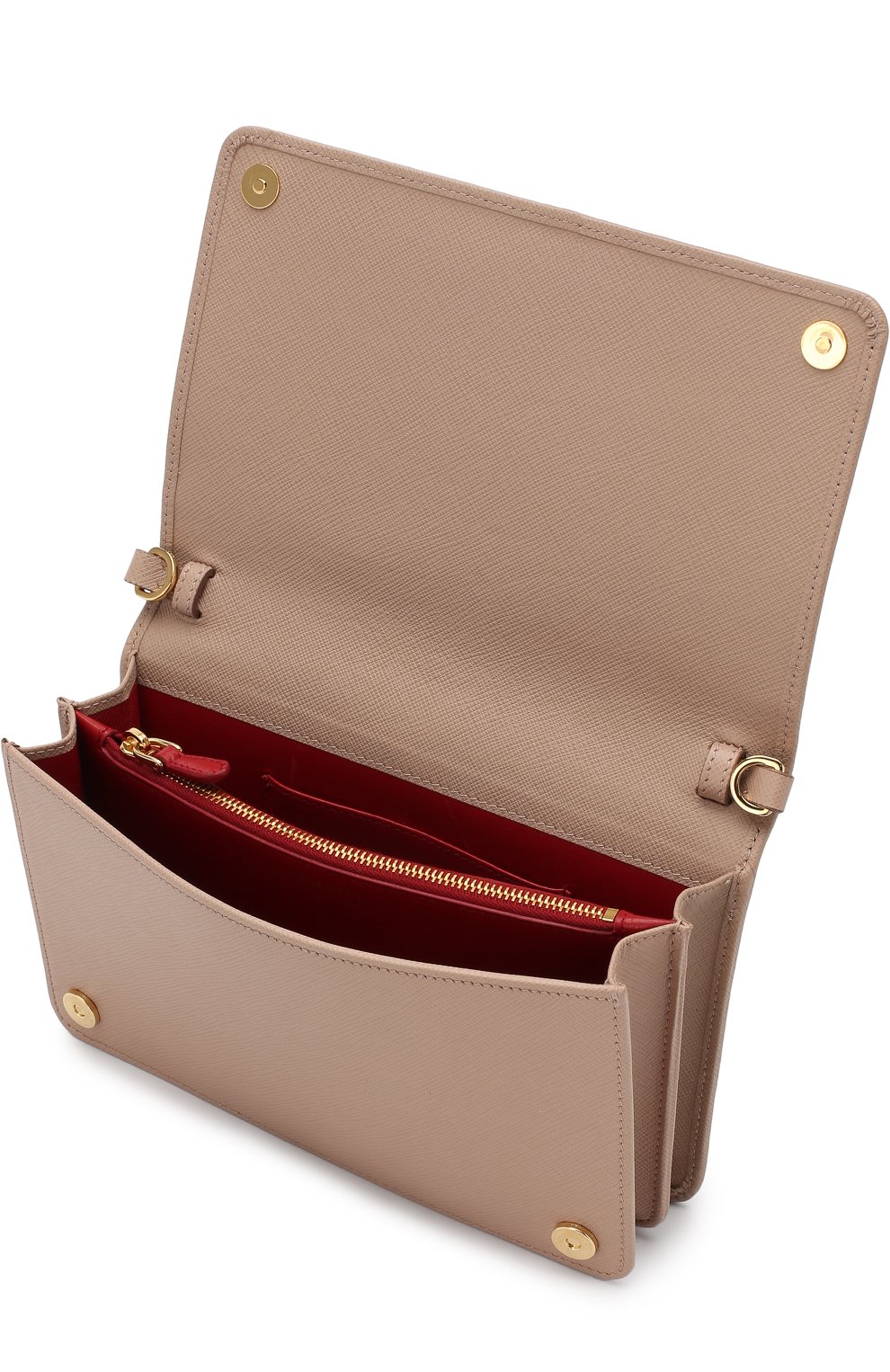 Сумка из кожи на цепочке PRADA, арт. 1BP012-NZV-F0236-1, фото 4