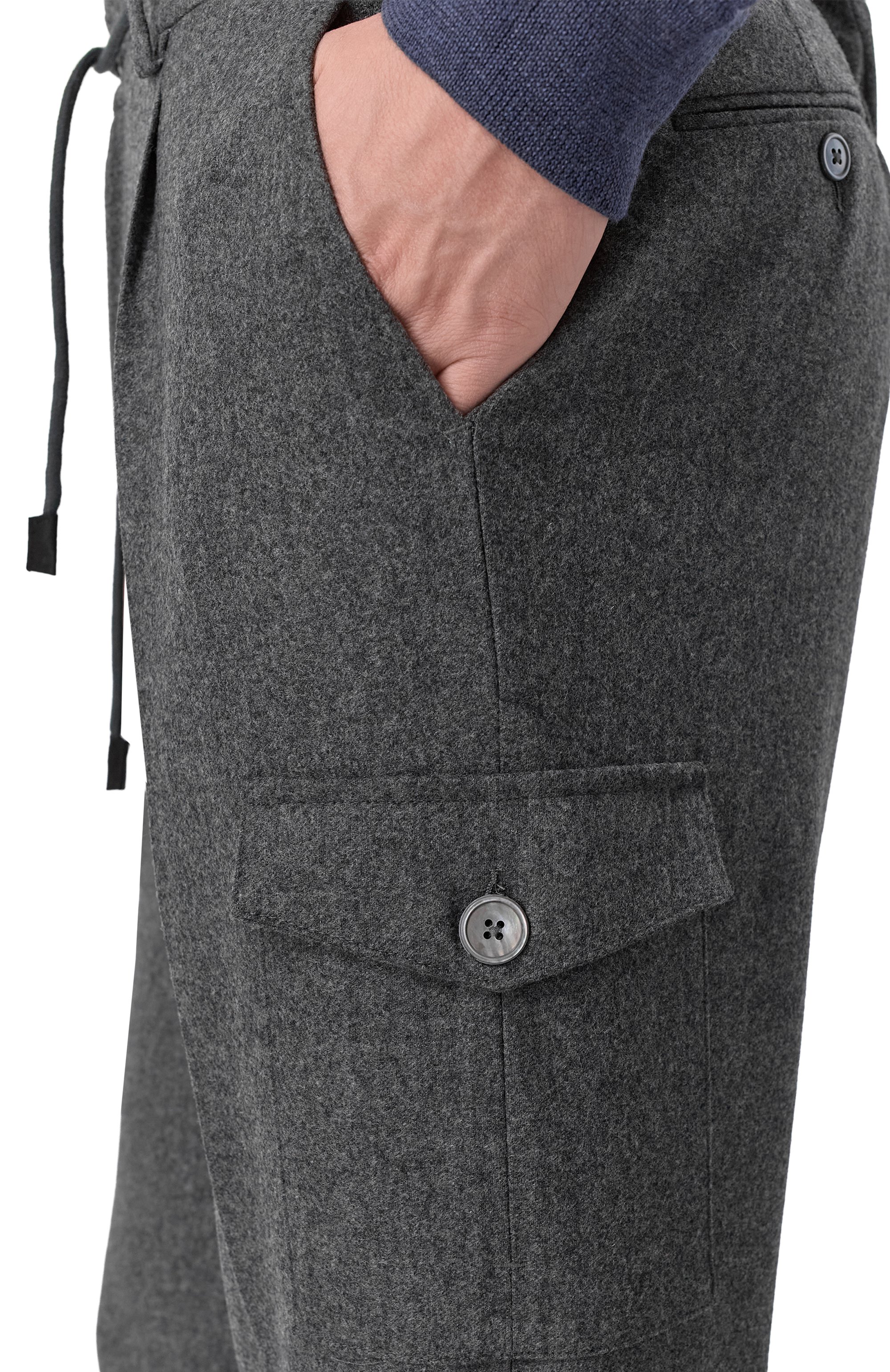 Шерстяные брюки-карго GRAN SASSO, арт. 76111/51306, фото 5