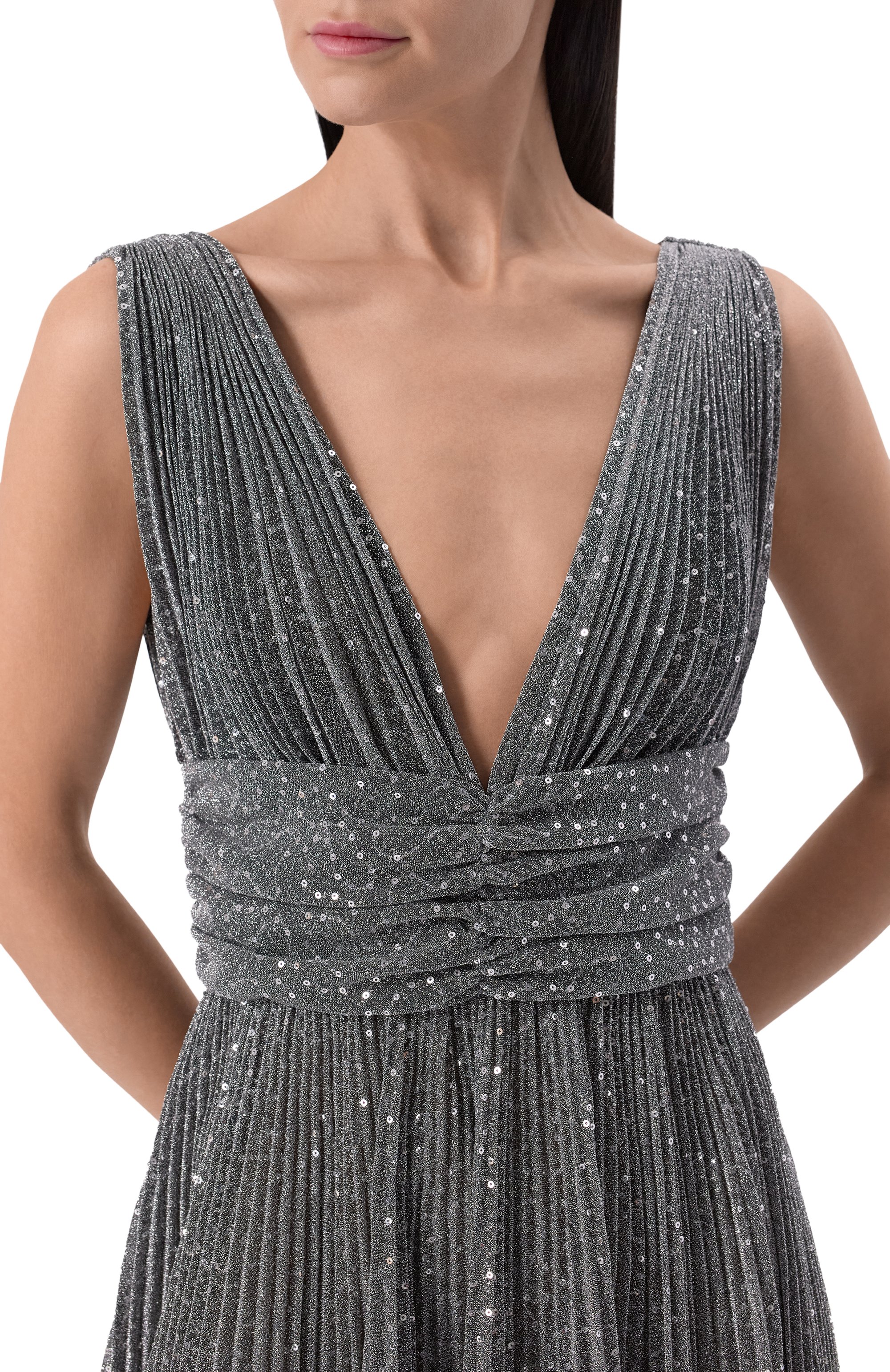 Платье с отделкой пайетками DOLCE & GABBANA, арт. F6TKJT/HLM4U, фото 5