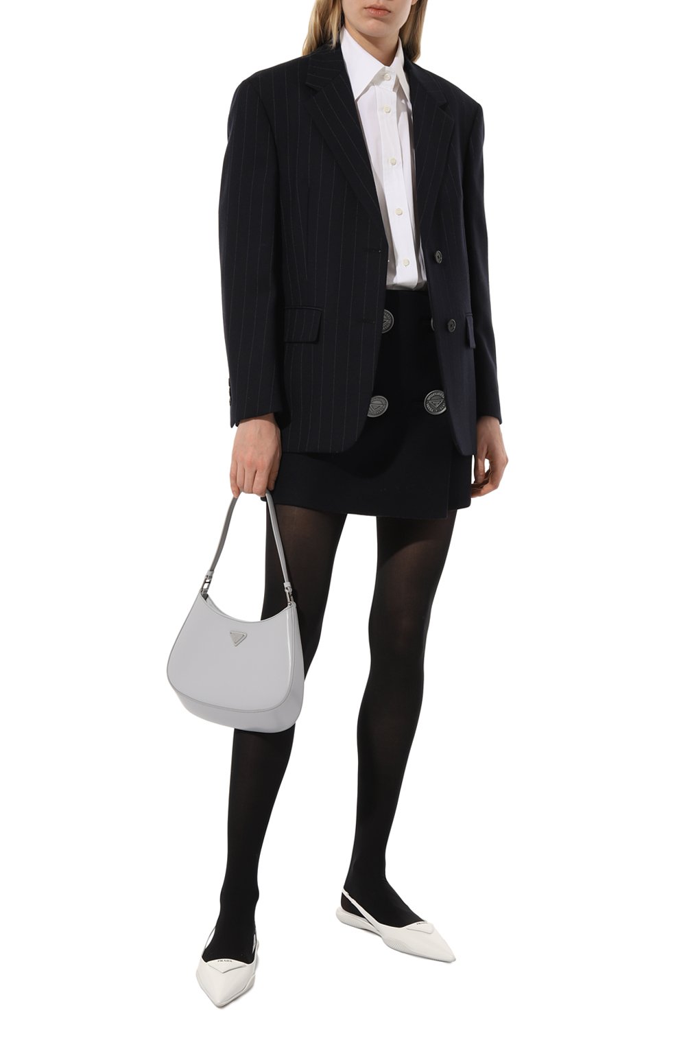 Шерстяная юбка PRADA, арт. P119TC-W3Q-F0008-212, фото 2