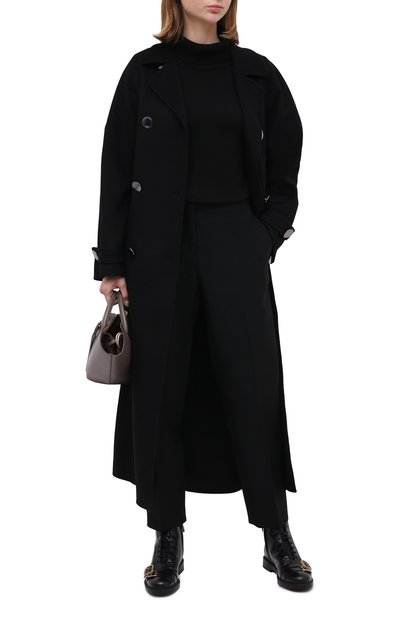 Кашемировое пальто GIORGIO ARMANI черного цвета по цене 647500 руб., арт. 0WH0L04W/T00B2, фото 2 Кашемировое пальто GIORGIO ARMANI, арт. 0WH0L04W/T00B2, фото 2