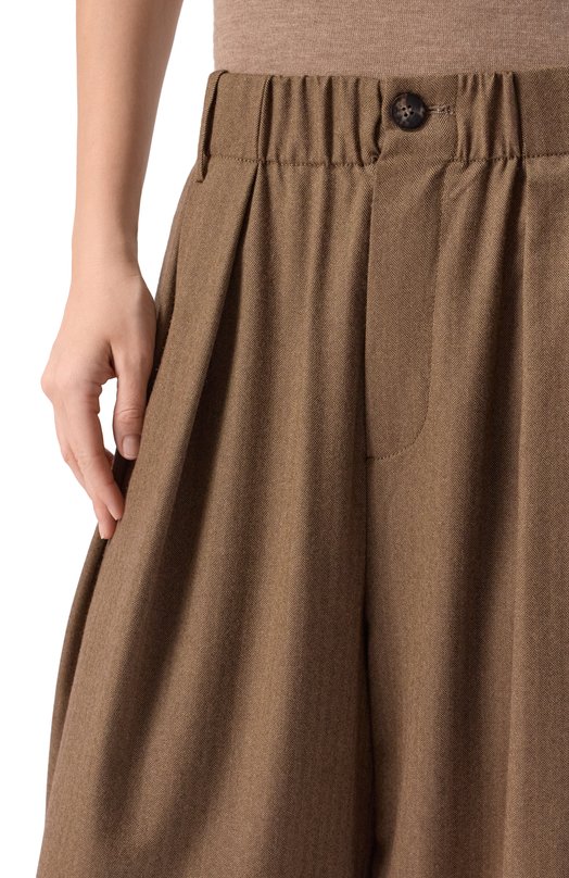 Кашемировые брюки Uma Wang V2256M003 Коричневый  V2256M003 Фото 5