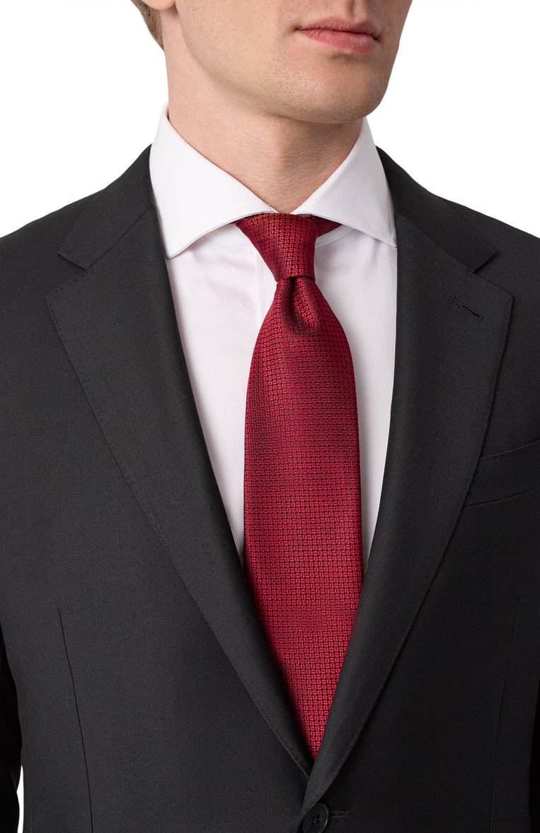 Шелковый галстук ZEGNA, арт. 1P8/Z9D80TA9, фото 1