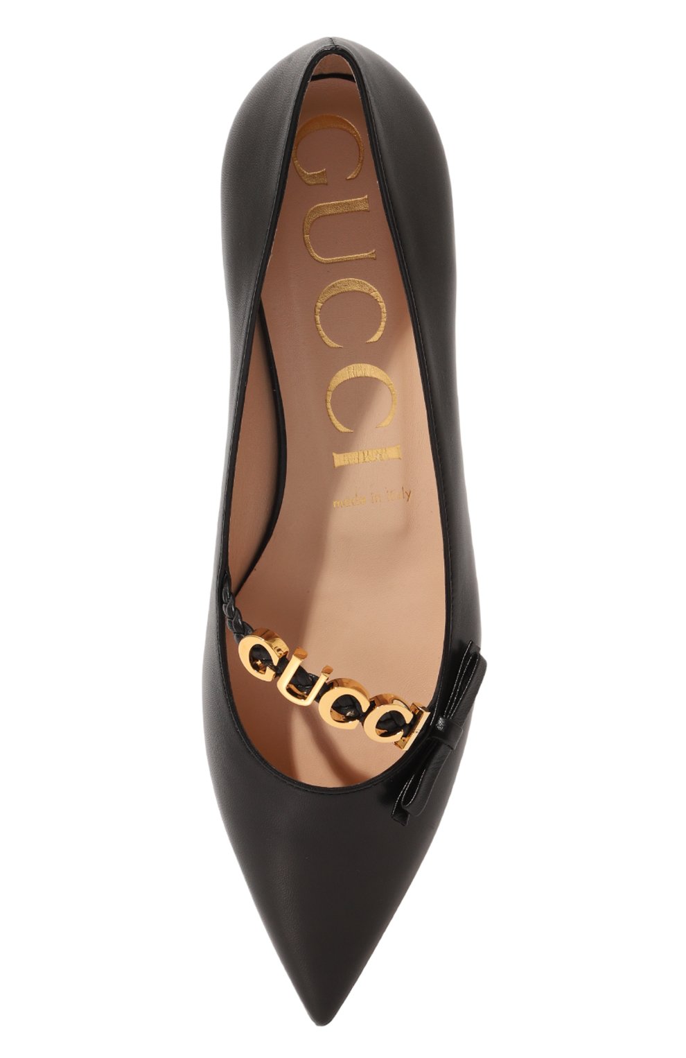 Кожаные балетки GUCCI, арт. 674772 C9D10, фото 6