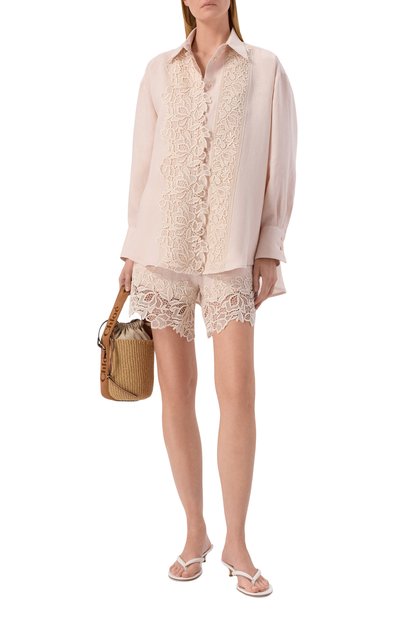 Льняные шорты ERMANNO SCERVINO, арт. D484P610GQI, фото 2
