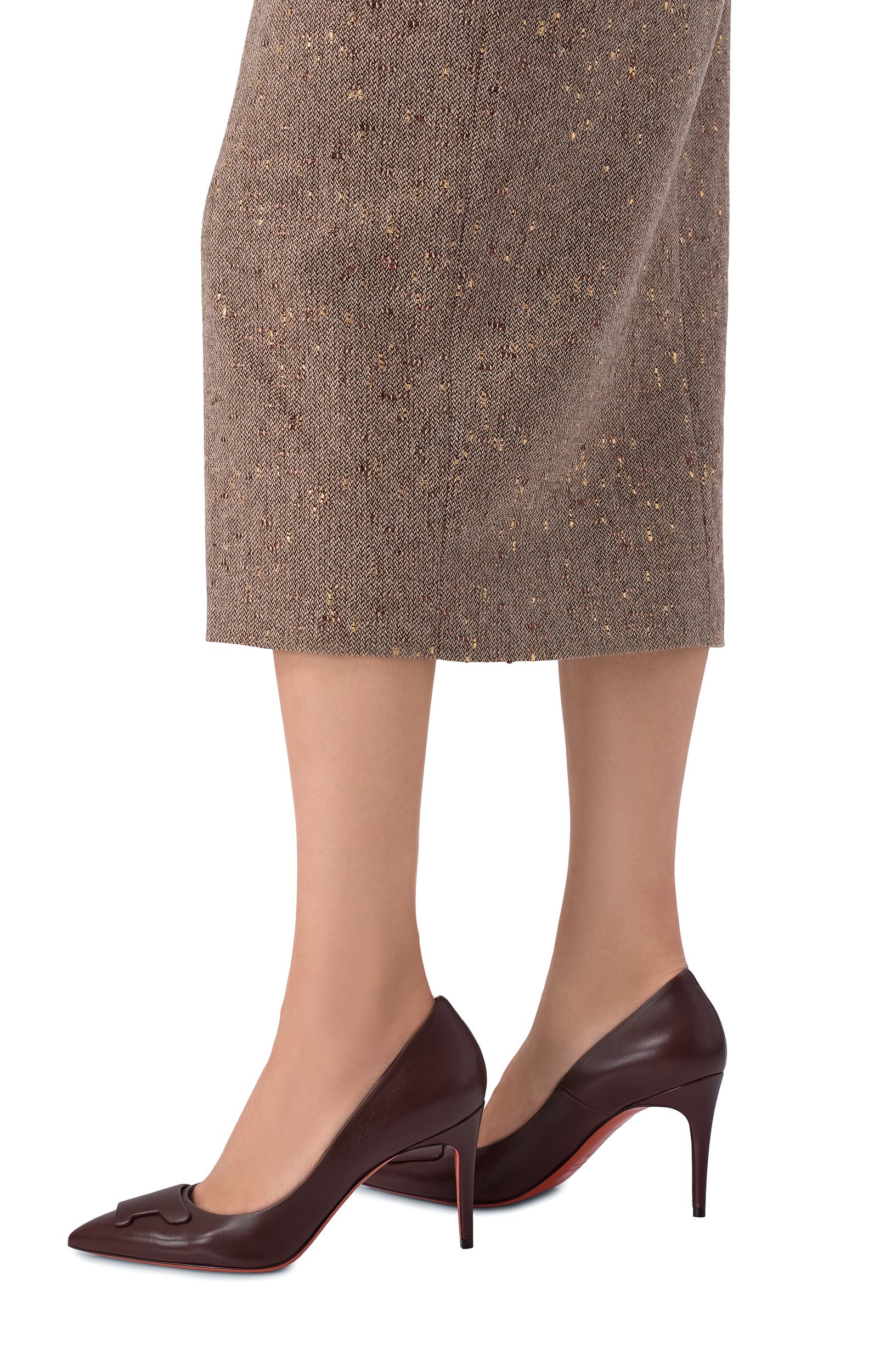 Кожаные туфли SANTONI коричневого цвета по цене 99500 руб., арт. WDXG71207HIATSZA, фото 2 Кожаные туфли SANTONI, арт. WDXG71207HIATSZA, фото 2