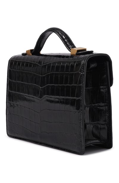 Сумка flash natale small из кожи крокодила RUBEUS MILANO, арт. 204/13DCNBLAC 201220, фото 2