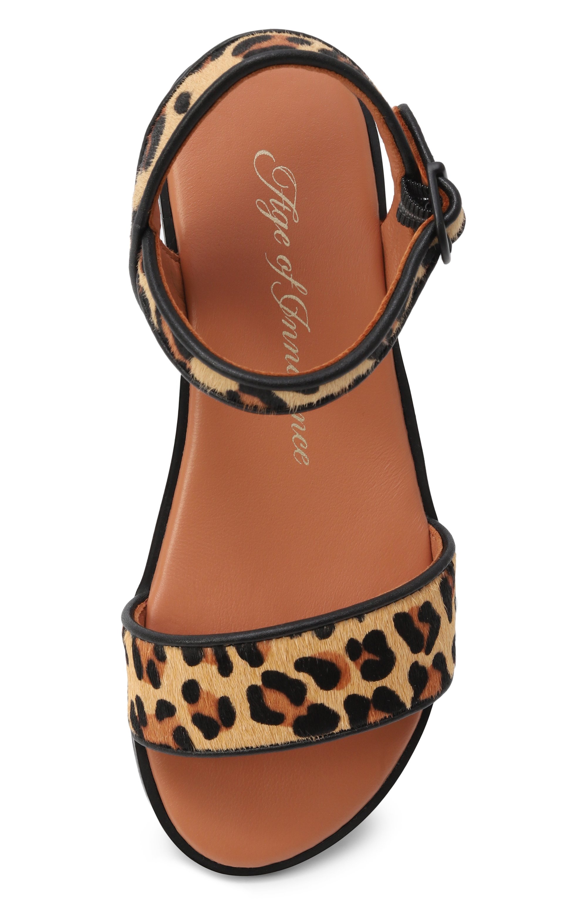 Кожаные сандалии simone AGE OF INNOCENCE леопардового цвета по цене 14200 руб., арт. 000168/SIM0NE/32, фото 4 Кожаные сандалии simone AGE OF INNOCENCE, арт. 000168/SIM0NE/32, фото 4