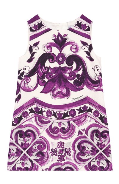 Сарафан из хлопка и вискозы DOLCE & GABBANA, арт. L54DH1/FPFS0/2-6