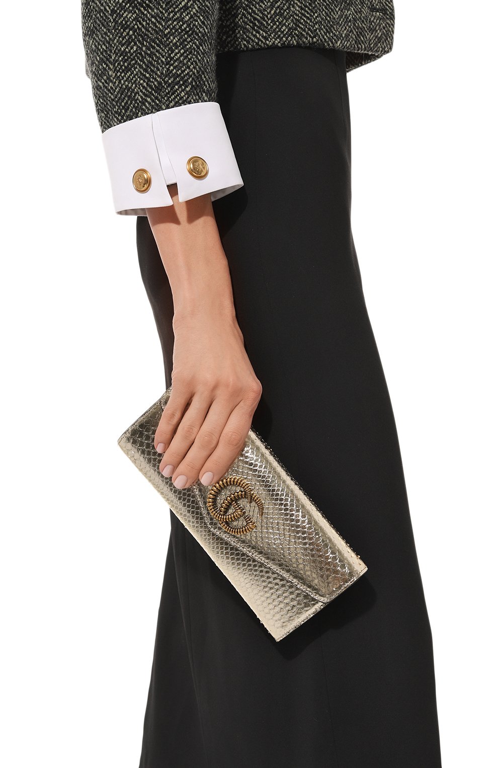 Клатч broadway из кожи питона GUCCI, арт. 594101 L1H0T, фото 2