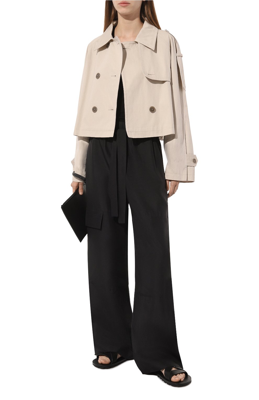 Шелковые брюки ERIKA CAVALLINI, арт. E4SS05, фото 2