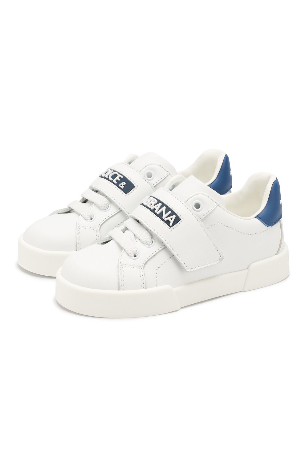 Кожаные кеды DOLCE & GABBANA, арт. DN0122/A3444/19-28, фото 1