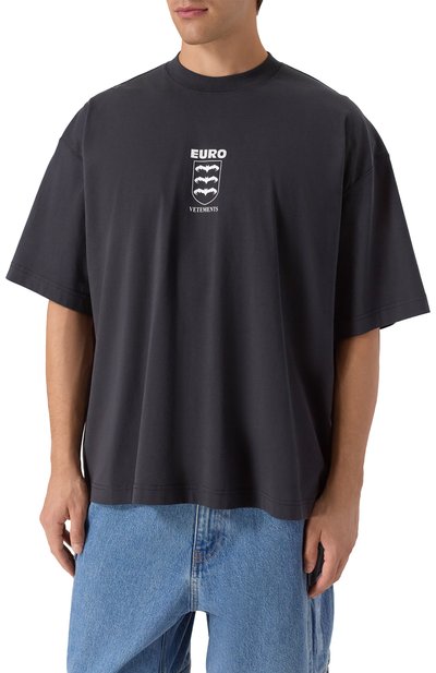 Хлопковая футболка VETEMENTS, арт. UH76TR650B, фото 3