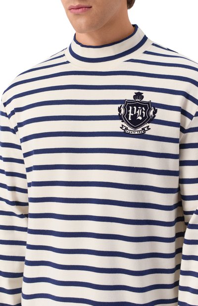 Хлопковый лонгслив BALMAIN, арт. FH0EK038/GF30, фото 5