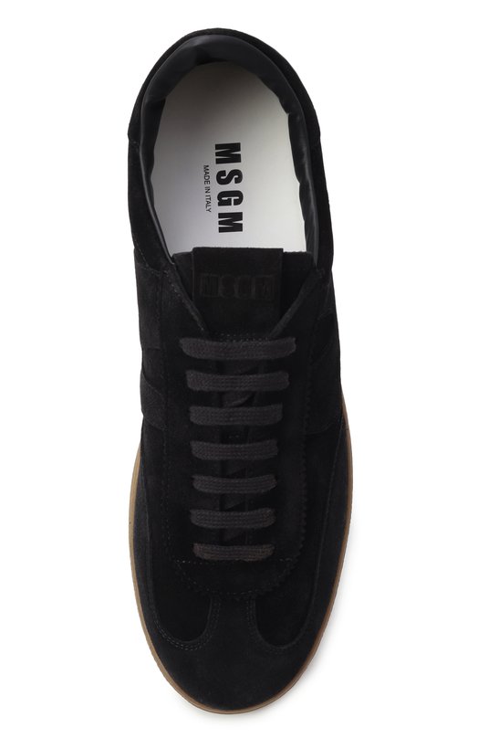 Замшевые кеды MSGM 3940MS021/996 Чёрный  3940MS021/996 Фото 6