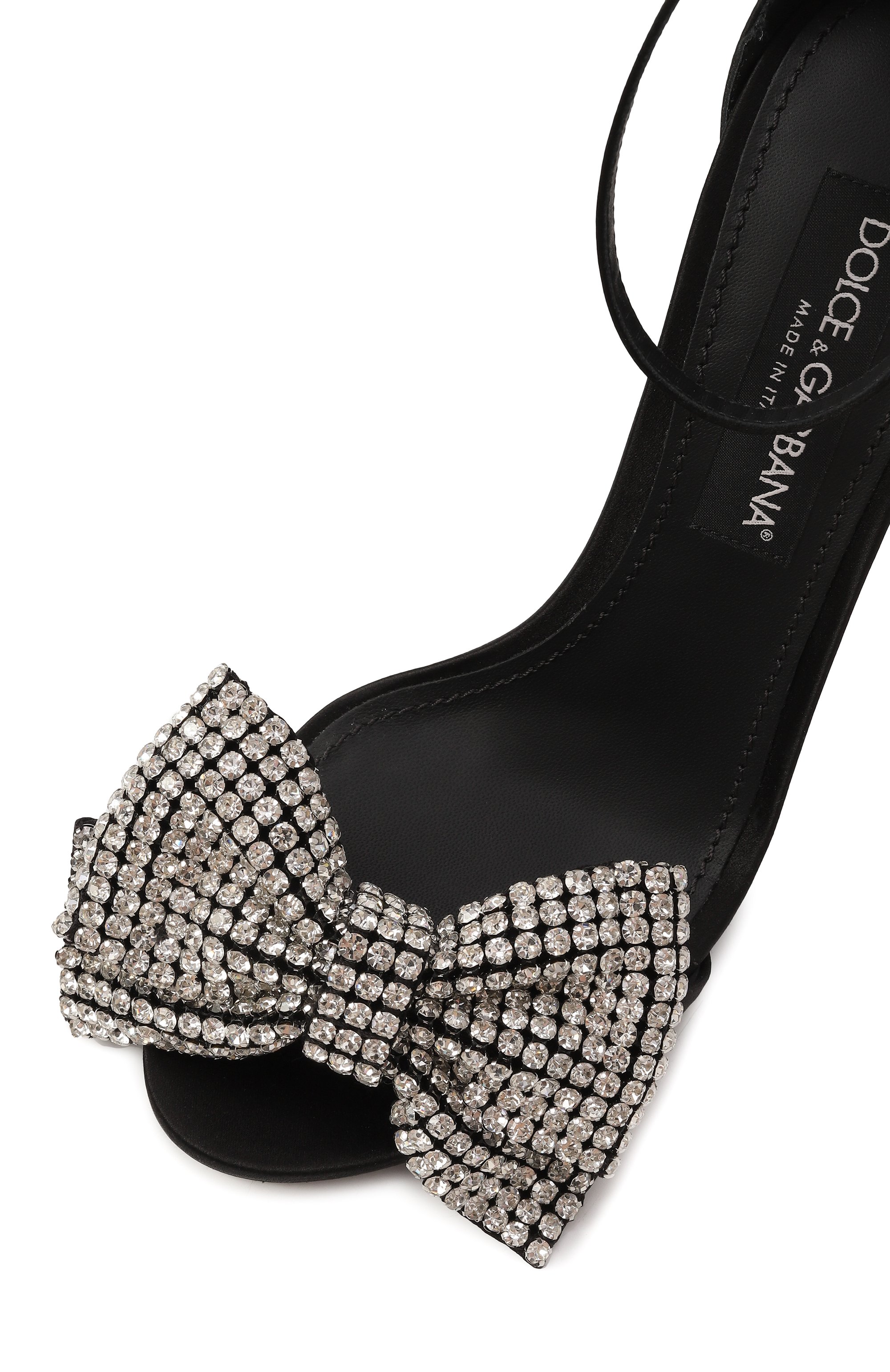 Текстильные босоножки keira 105 DOLCE & GABBANA, арт. CR1793/A9S43, фото 7